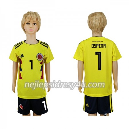 Fotbalový Dres Kolumbie Ospina 1 Dětské Domácí MS 2018